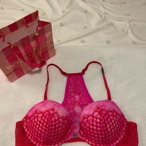 Victoria's Secret Limited Edition Fishnet & Lace Push-up Bra